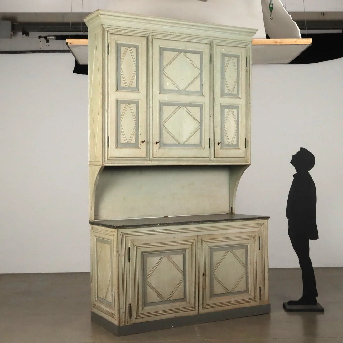 Antique Cupboard Neo-Classical Lacquered Fir Italy XVIII Century - Neoclassical lacquered sideboard | Antiques | Cupboards