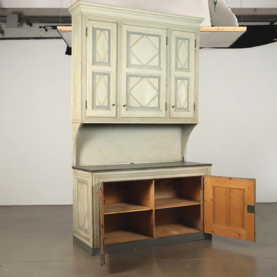 Antique Cupboard Neo-Classical Lacquered Fir Italy XVIII Century - Neoclassical lacquered sideboard | Antiques | Cupboards
