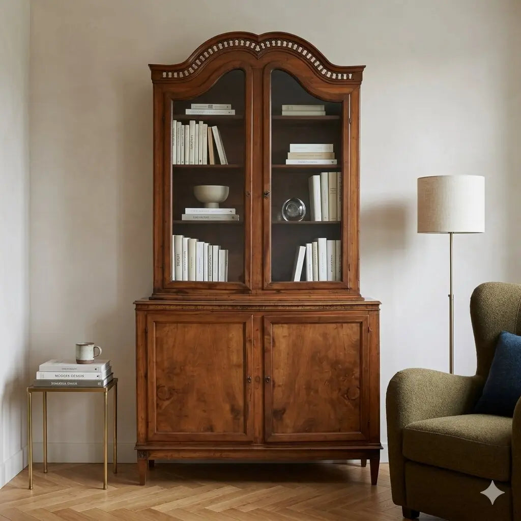 Antique Cupboard Neoclassical Style Walnut XIX Century - Verona Late XIX Century | Antiques | Cupboards