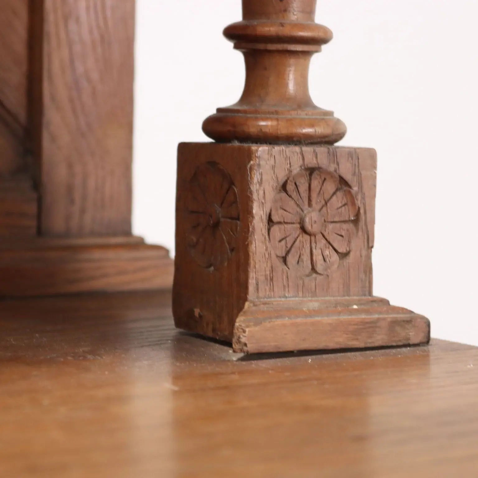 Antique Showcase Art Nouveau Oak 2 Drawers Italy XX Century - Italy, Early XX Century | Antiques | Cupboards