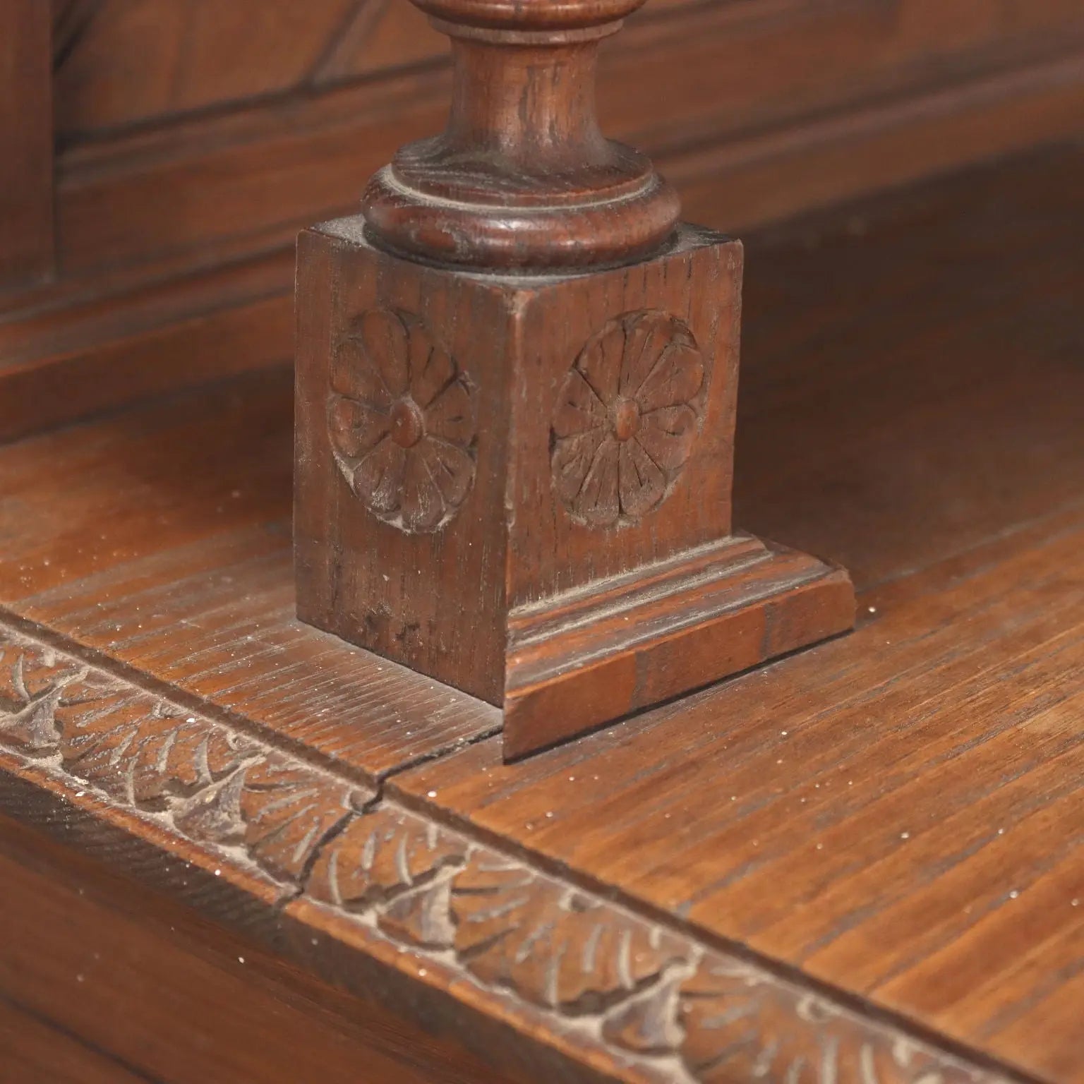 Antique Showcase Art Nouveau Oak 2 Drawers Italy XX Century - Italy, Early XX Century | Antiques | Cupboards