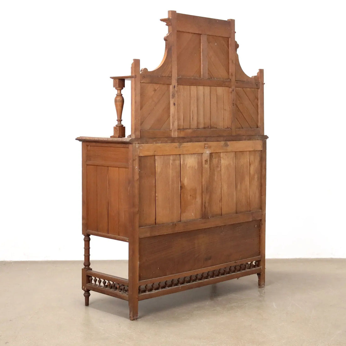 Antique Showcase Art Nouveau Oak 2 Drawers Italy XX Century - Italy, Early XX Century | Antiques | Cupboards
