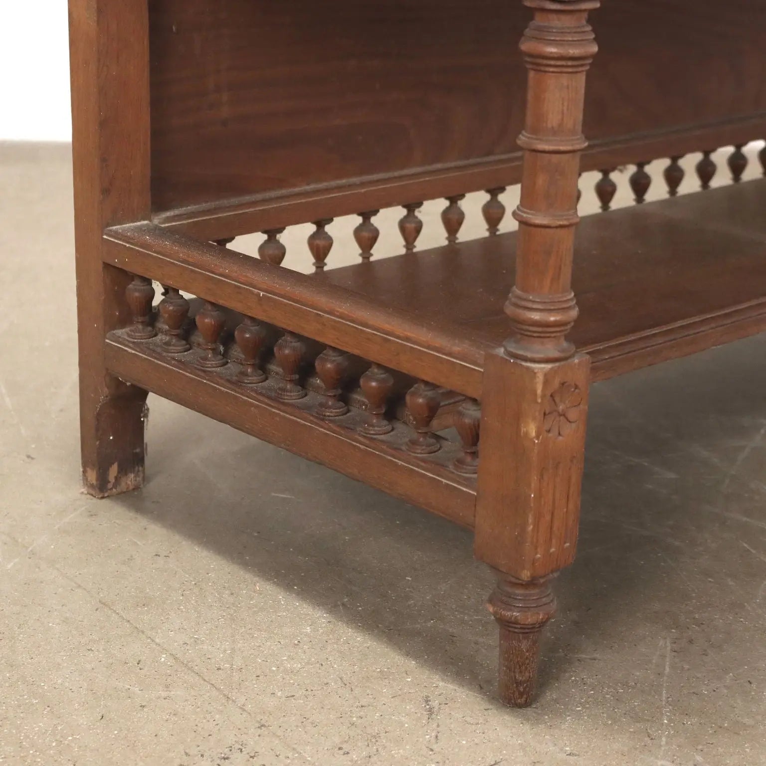 Antique Showcase Art Nouveau Oak 2 Drawers Italy XX Century - Italy, Early XX Century | Antiques | Cupboards