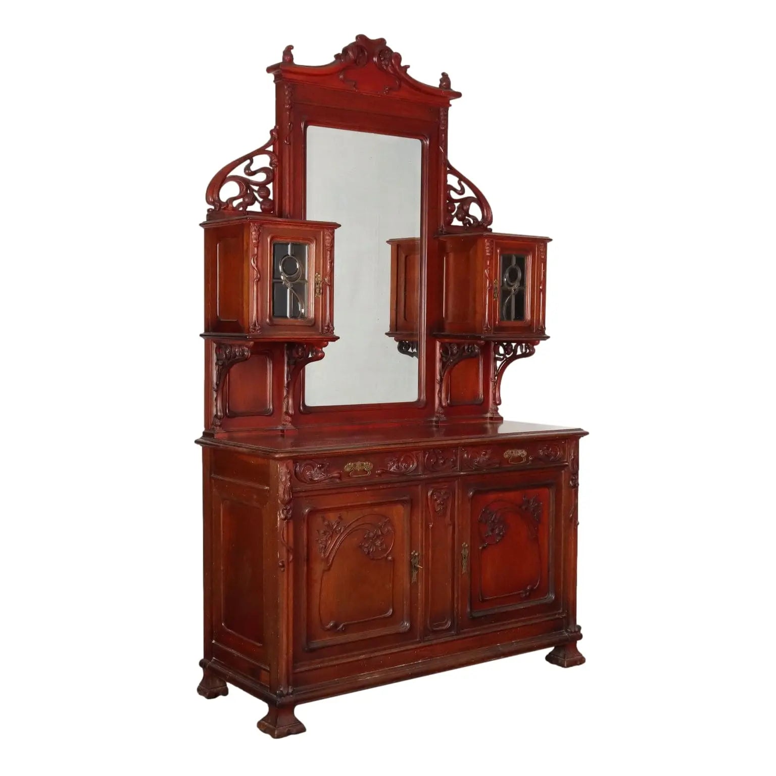 Liberty Sideboard in Walnut - Italy Late 1800s