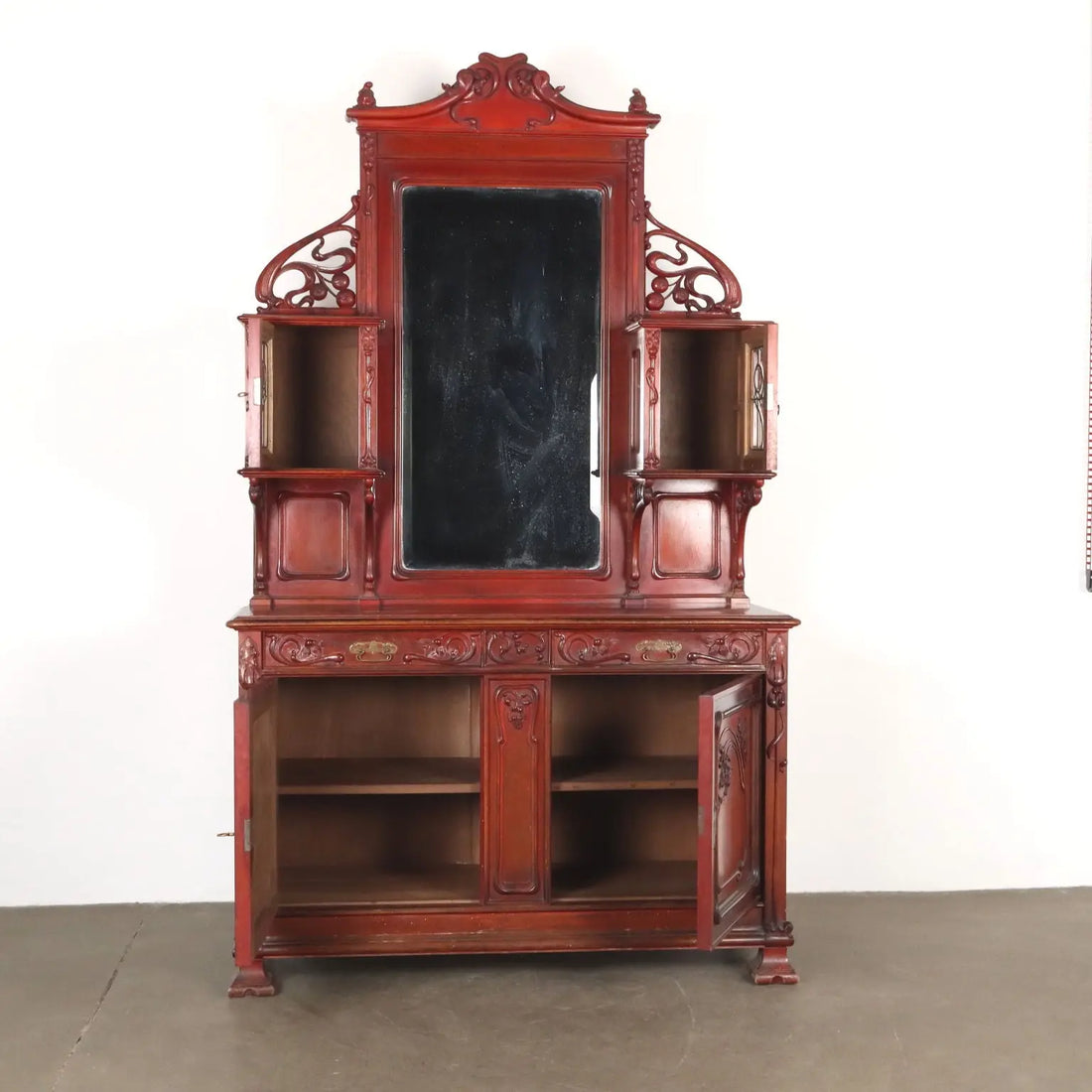 Liberty Sideboard in Walnut - Italy Late 1800s