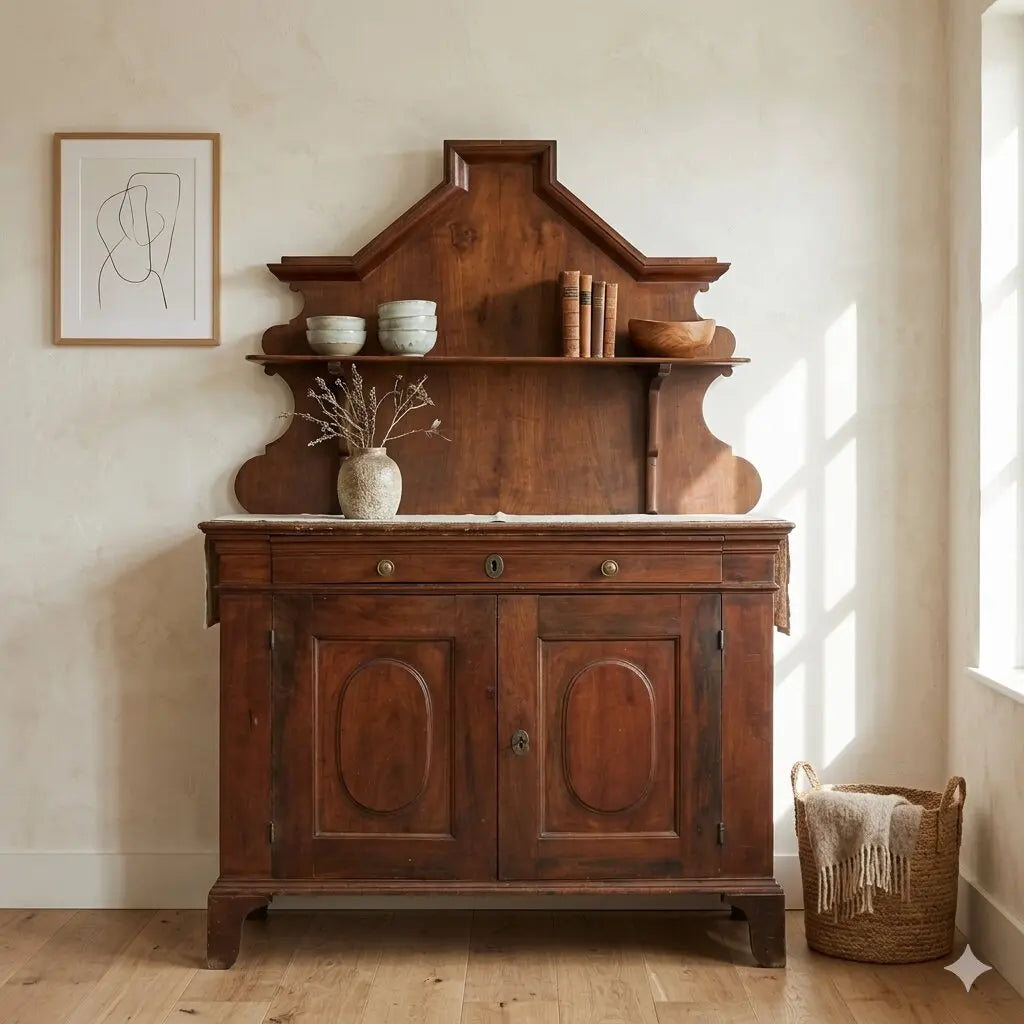 Antique Cupboard Walnut Drawers Central Italy XIX Century - Central Italy, XIX Century | Antiques | Cupboards