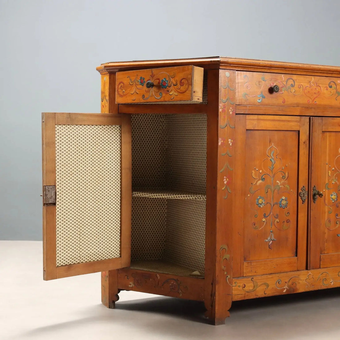 Antique Cupboard Cherrywood Drawers Italy XIX Century - Italy, Late XIX Century | Antiques | Cupboards