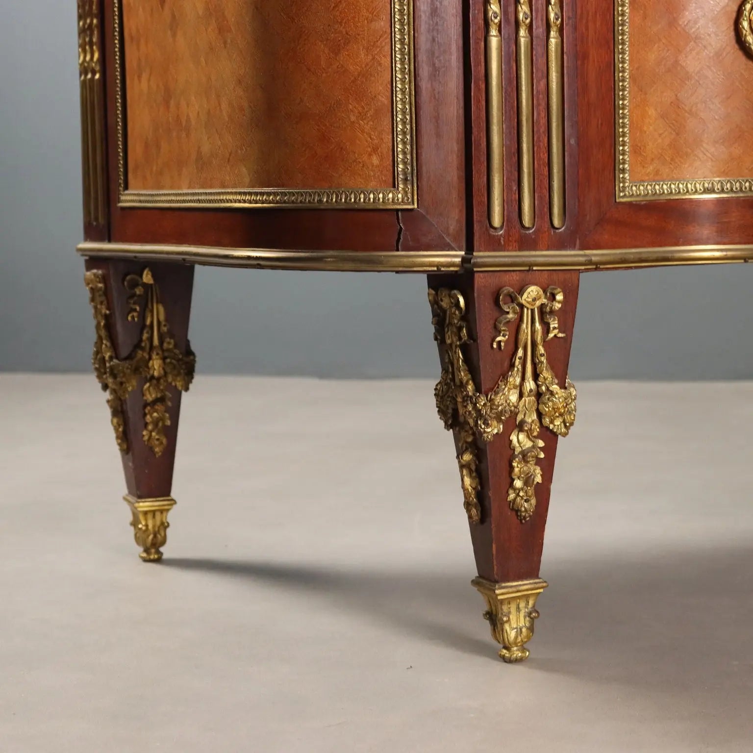 Antique Cupboard Louis XVI Mahogany Gilded Bronze XX Century - French Commode | Antiques | Cupboards