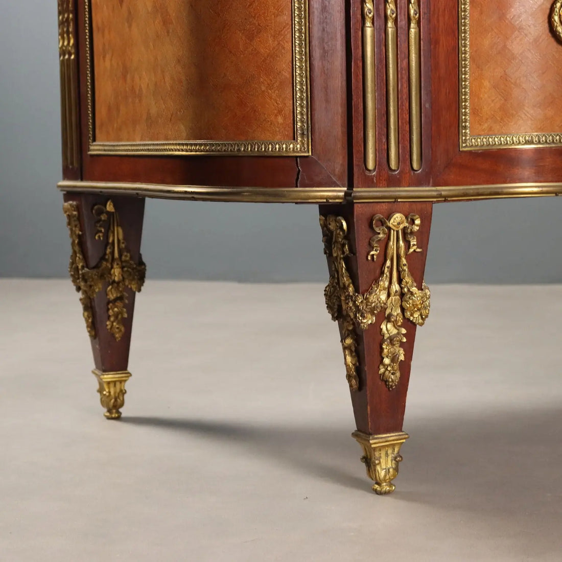 Antique Cupboard Louis XVI Mahogany Gilded Bronze XX Century - French Commode | Antiques | Cupboards