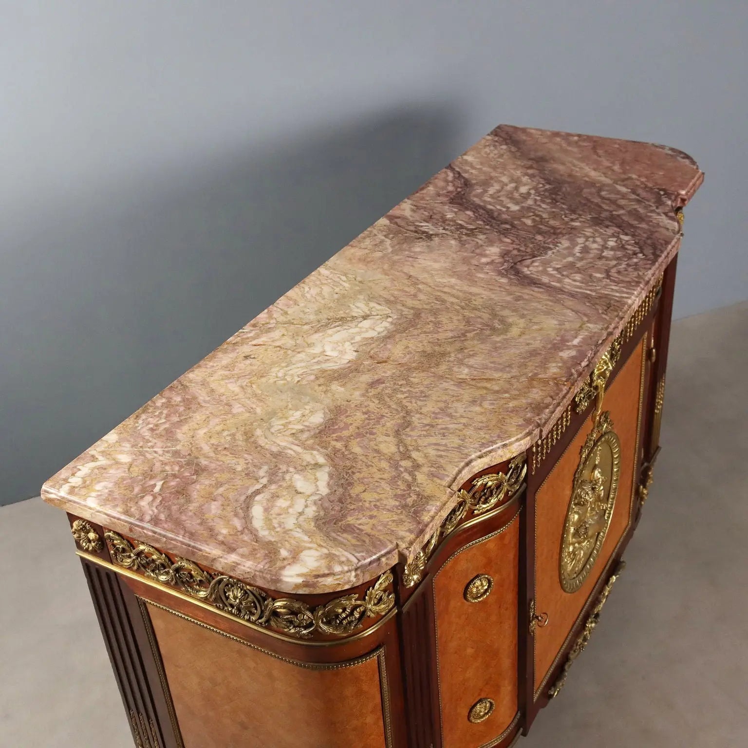 Antique Cupboard Louis XVI Mahogany Gilded Bronze XX Century - French Commode | Antiques | Cupboards