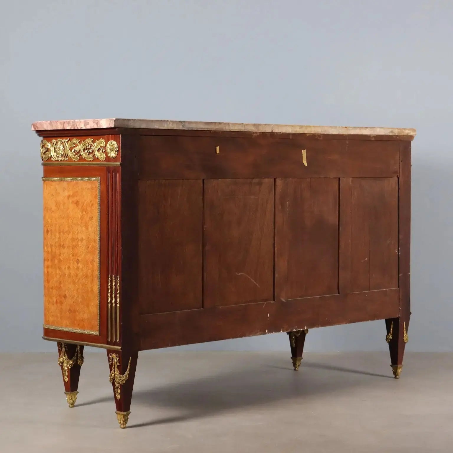 Antique Cupboard Louis XVI Mahogany Gilded Bronze XX Century - French Commode | Antiques | Cupboards