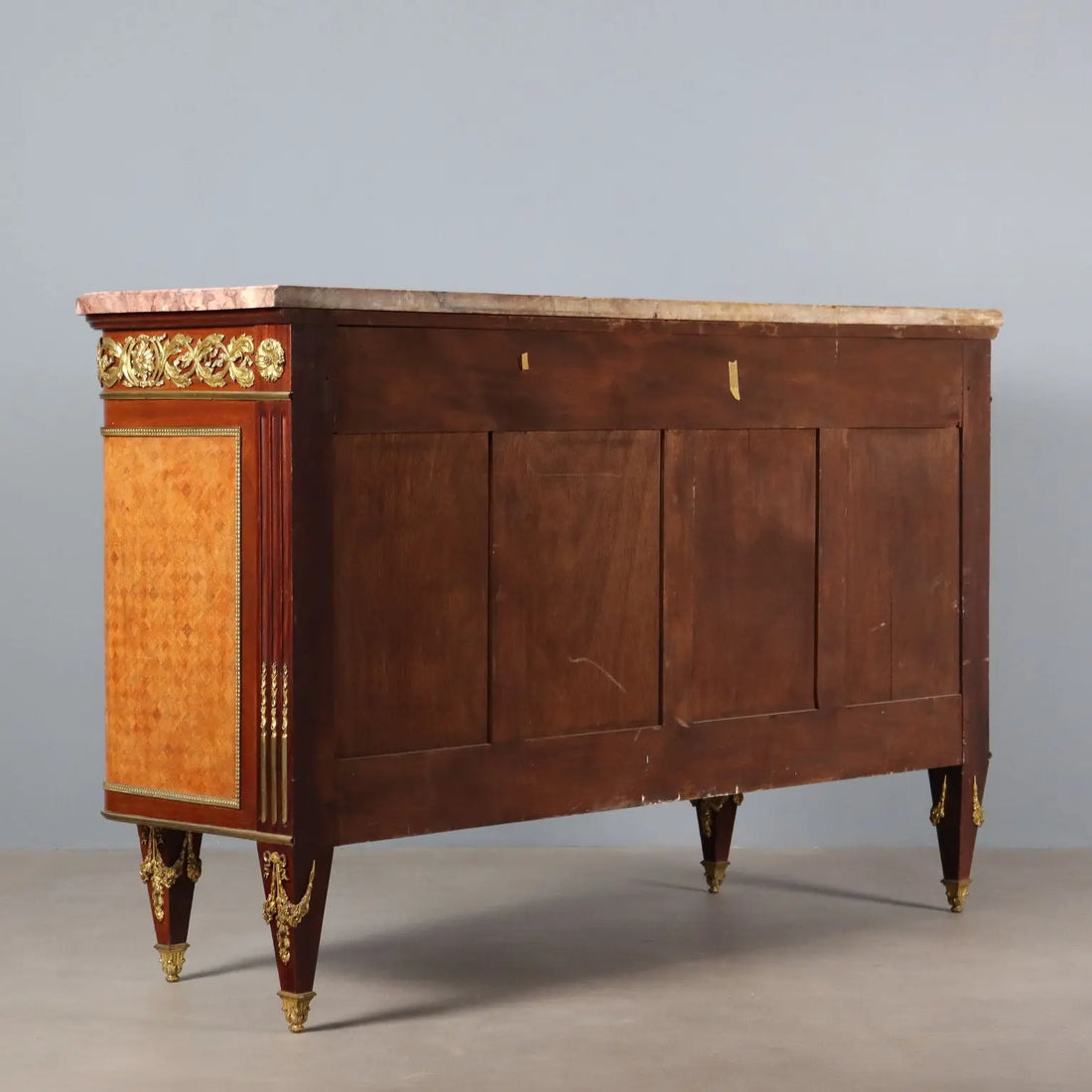 Antique Cupboard Louis XVI Mahogany Gilded Bronze XX Century - French Commode | Antiques | Cupboards