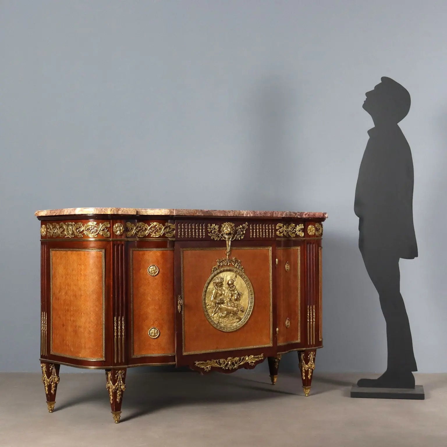 Antique Cupboard Louis XVI Mahogany Gilded Bronze XX Century - French Commode | Antiques | Cupboards