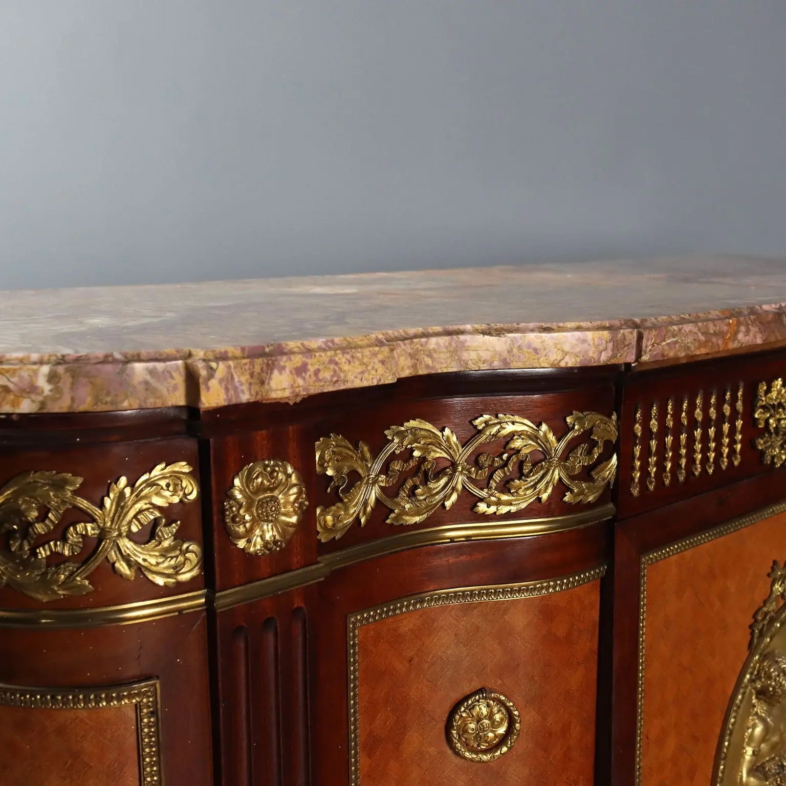 Antique Cupboard Louis XVI Mahogany Gilded Bronze XX Century - French Commode | Antiques | Cupboards