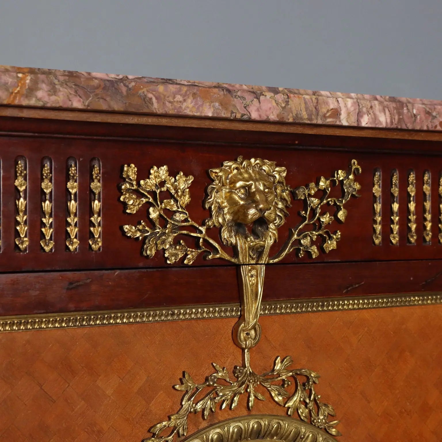 Antique Cupboard Louis XVI Mahogany Gilded Bronze XX Century - French Commode | Antiques | Cupboards
