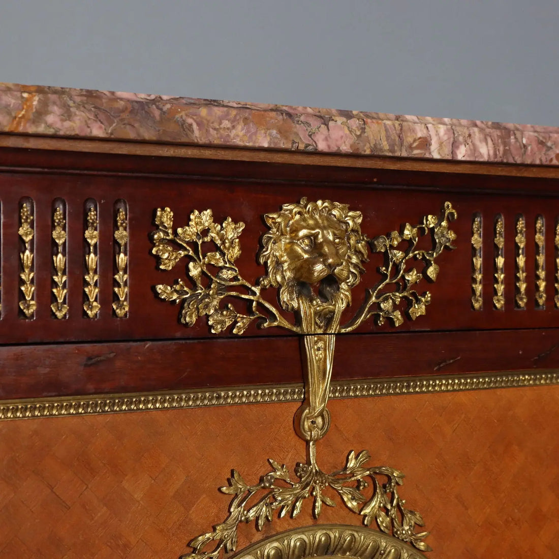 Antique Cupboard Louis XVI Mahogany Gilded Bronze XX Century - French Commode | Antiques | Cupboards