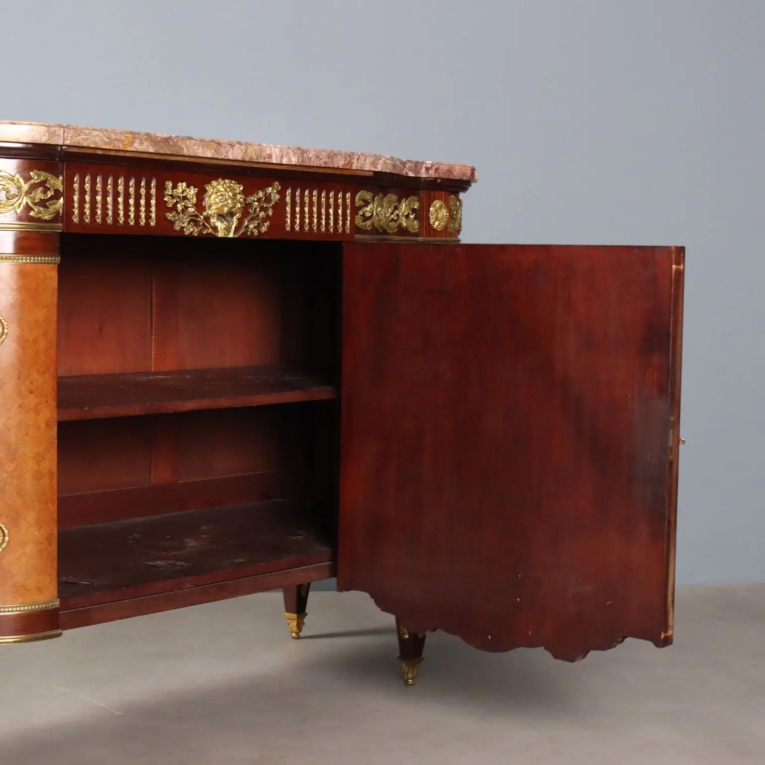 Antique Cupboard Louis XVI Mahogany Gilded Bronze XX Century - French Commode | Antiques | Cupboards