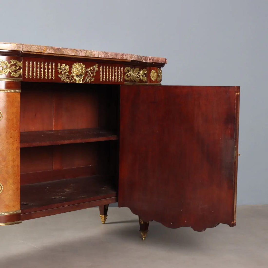 Antique Cupboard Louis XVI Mahogany Gilded Bronze XX Century - French Commode | Antiques | Cupboards