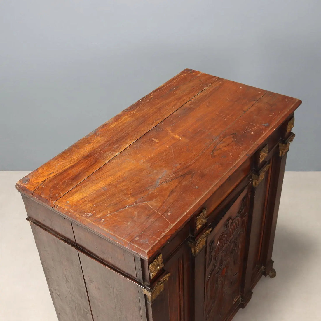 Antique Cupboard Walnut Fir Drawers Italy XVIII Century - Italy, Late XVIII Century | Antiques | Cupboards