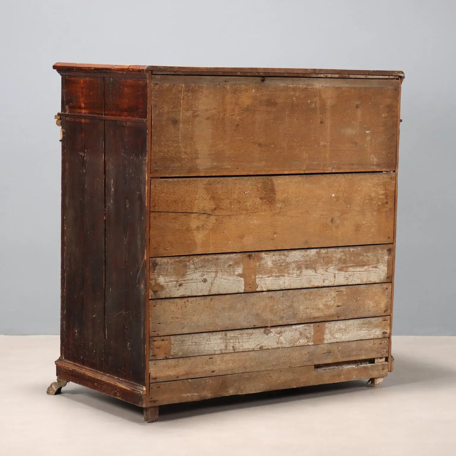 Antique Cupboard Walnut Fir Drawers Italy XVIII Century - Italy, Late XVIII Century | Antiques | Cupboards