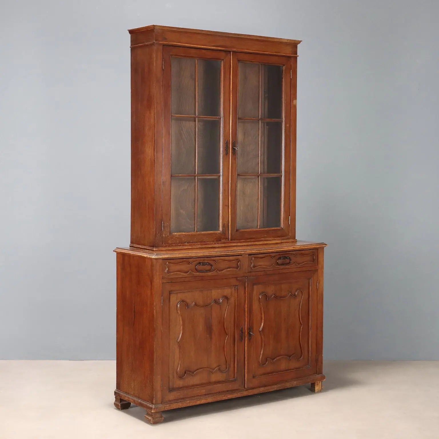 Antique Cupboard Walnut Veneer Italy XX Century - Italy, Early XX Century | Antiques | Cupboards