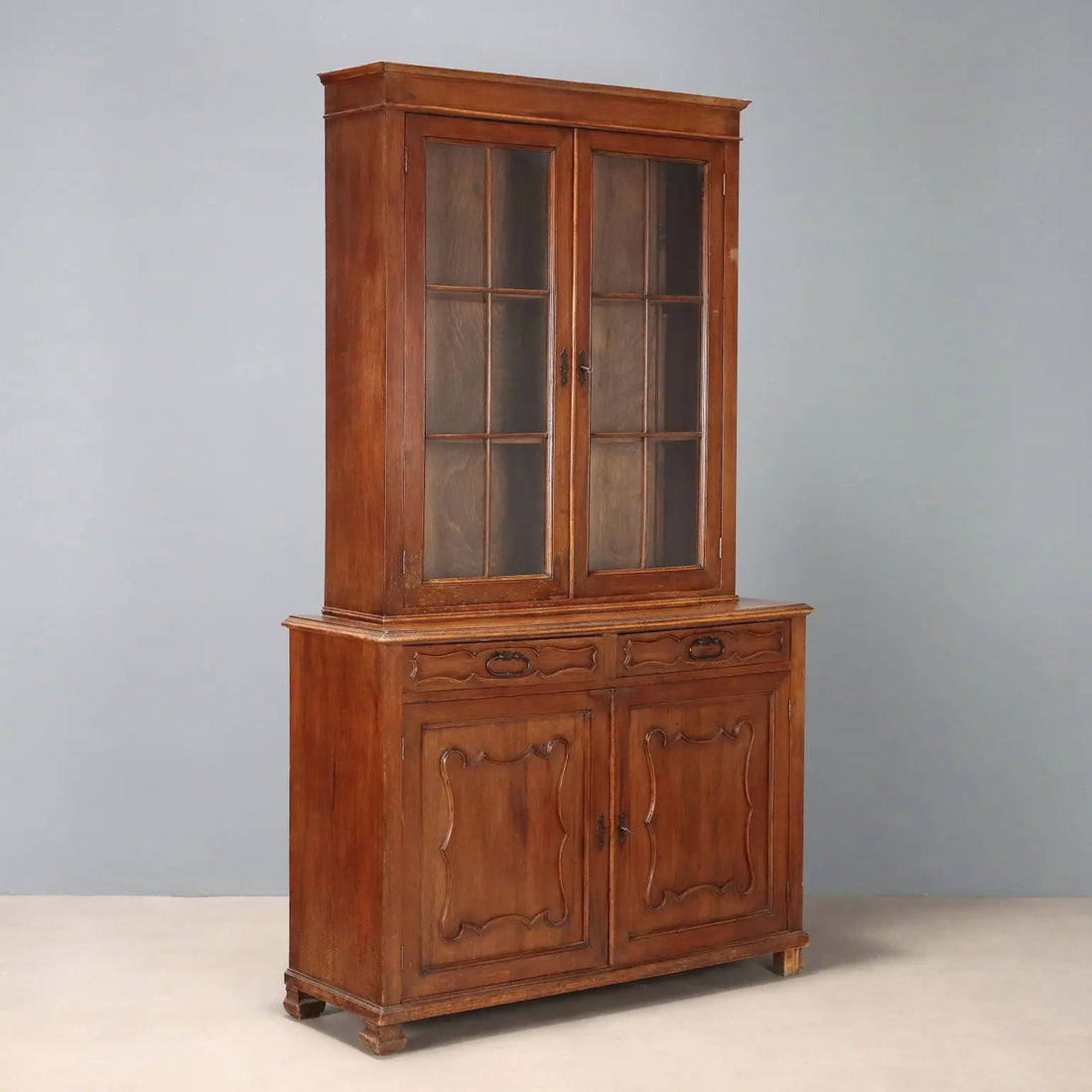 Antique Cupboard Walnut Veneer Italy XX Century - Italy, Early XX Century | Antiques | Cupboards