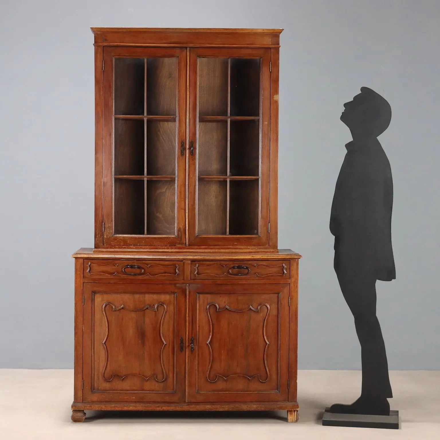 Antique Cupboard Walnut Veneer Italy XX Century - Italy, Early XX Century | Antiques | Cupboards
