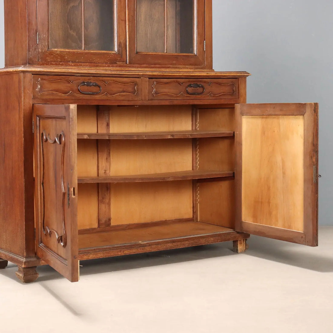 Antique Cupboard Walnut Veneer Italy XX Century - Italy, Early XX Century | Antiques | Cupboards