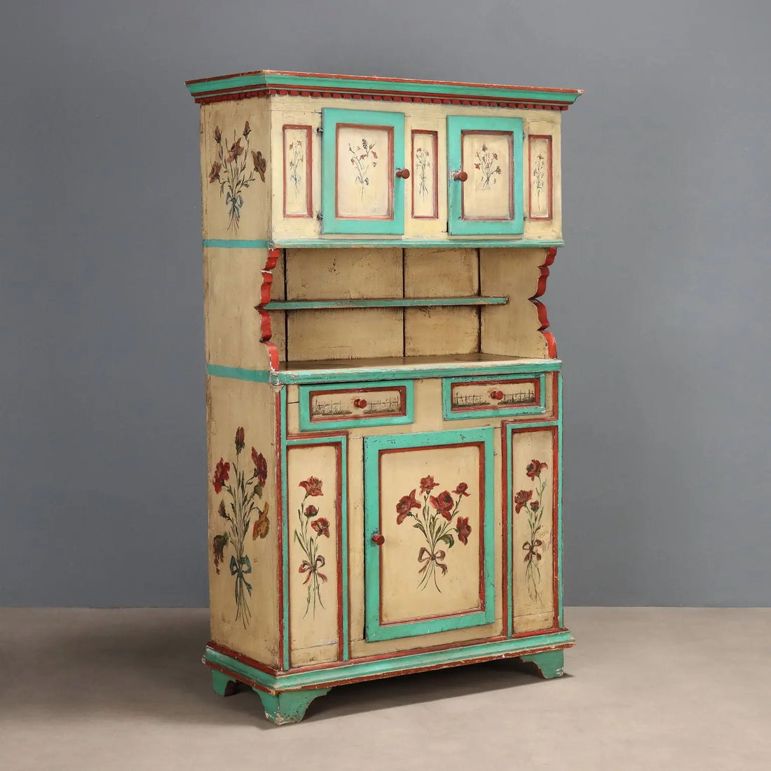 Lacquered Fir Sideboard - Romania 19th Century
