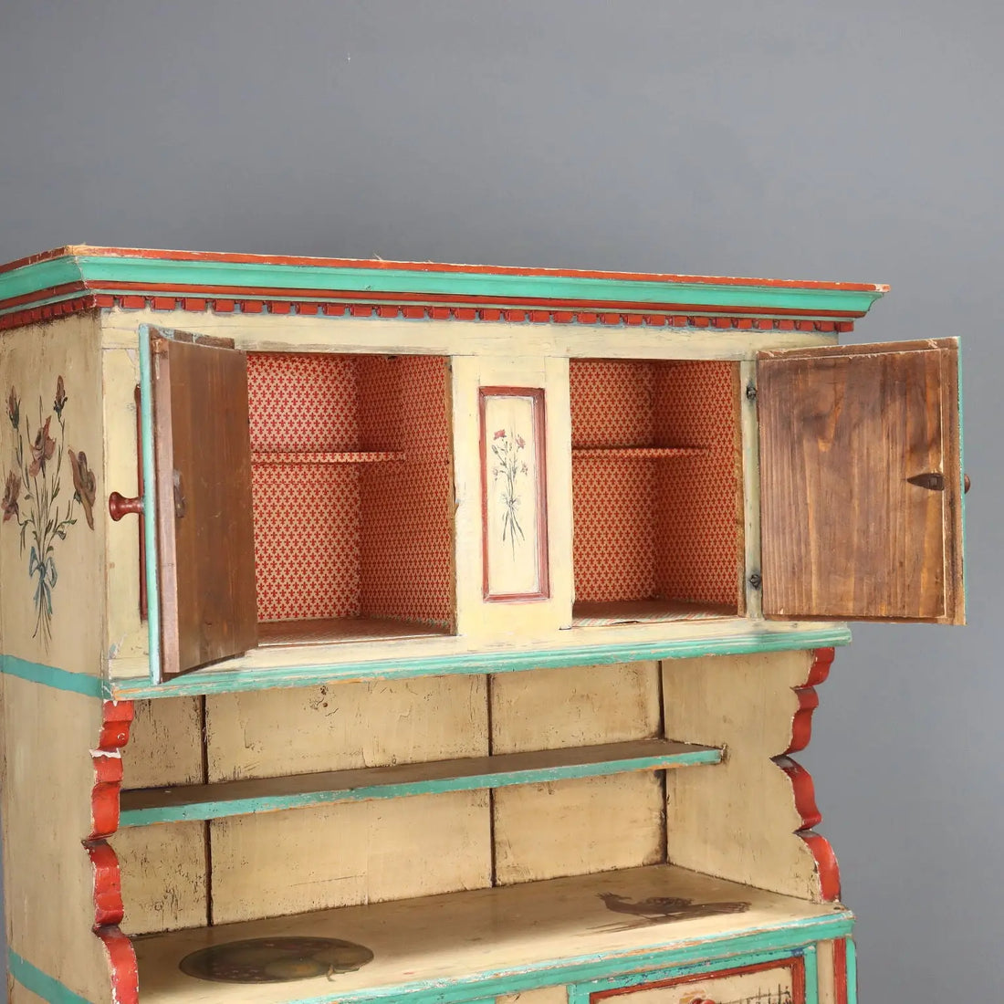 Lacquered Fir Sideboard - Romania 19th Century