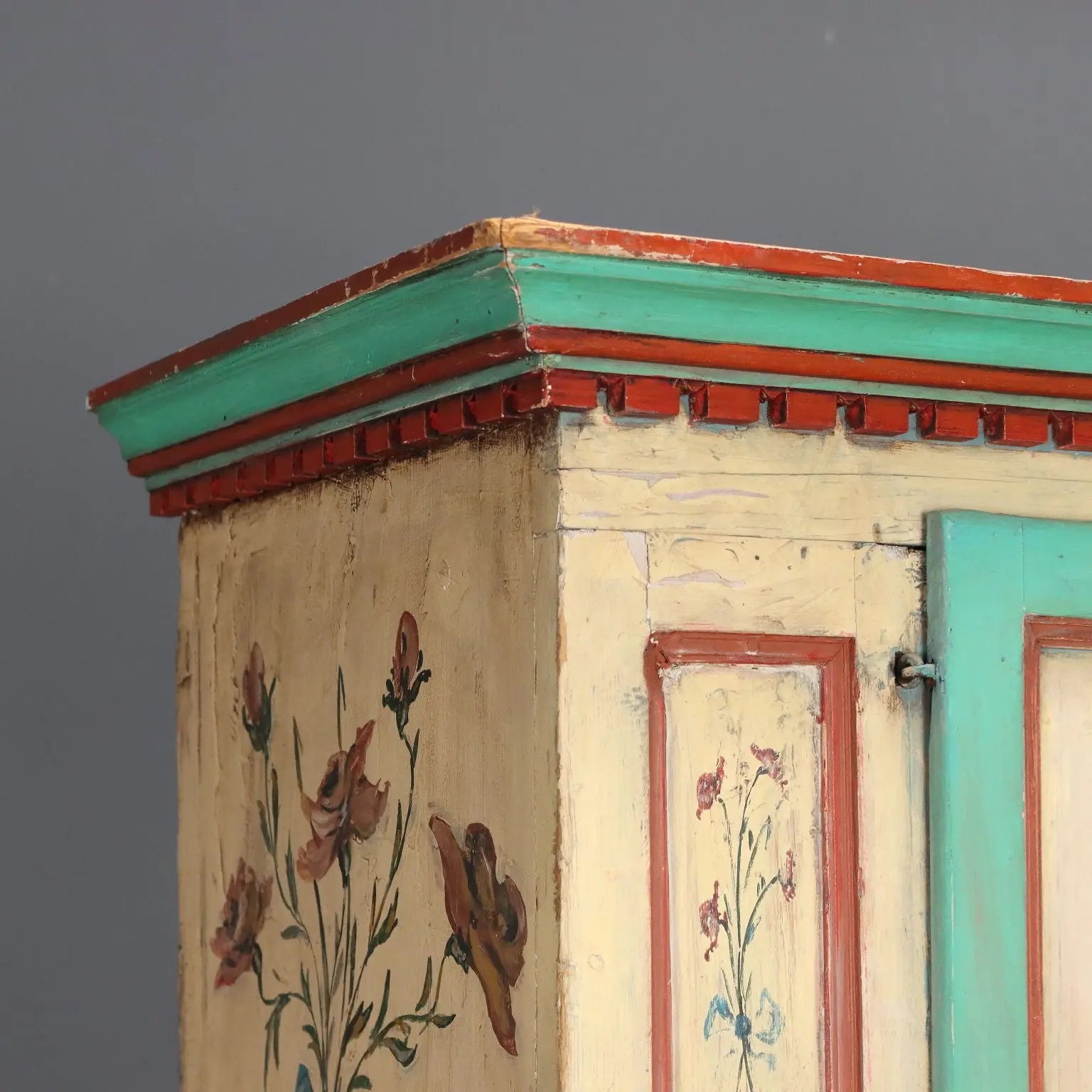 Lacquered Fir Sideboard - Romania 19th Century