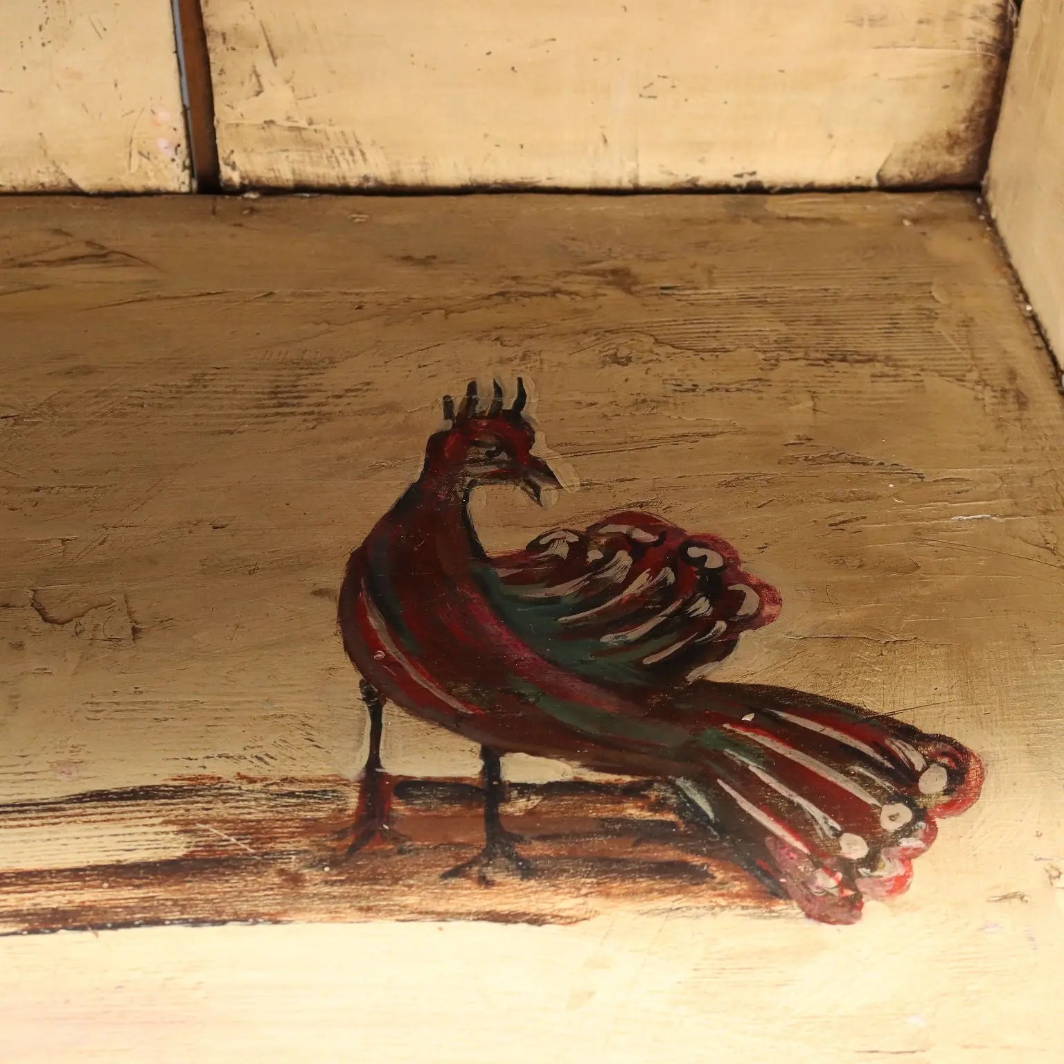 Lacquered Fir Sideboard - Romania 19th Century