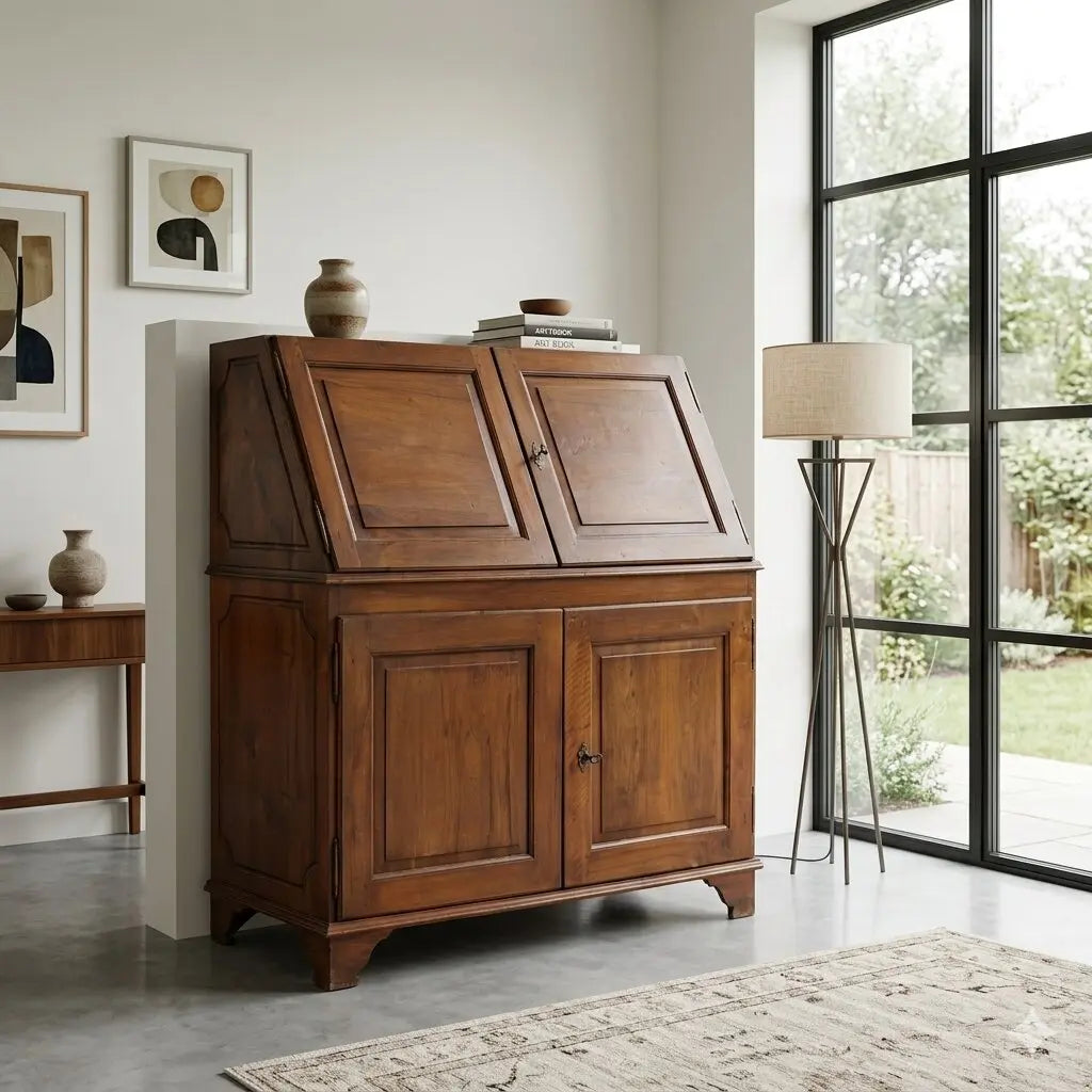 Walnut Sideboard - Italy Late 19th Century