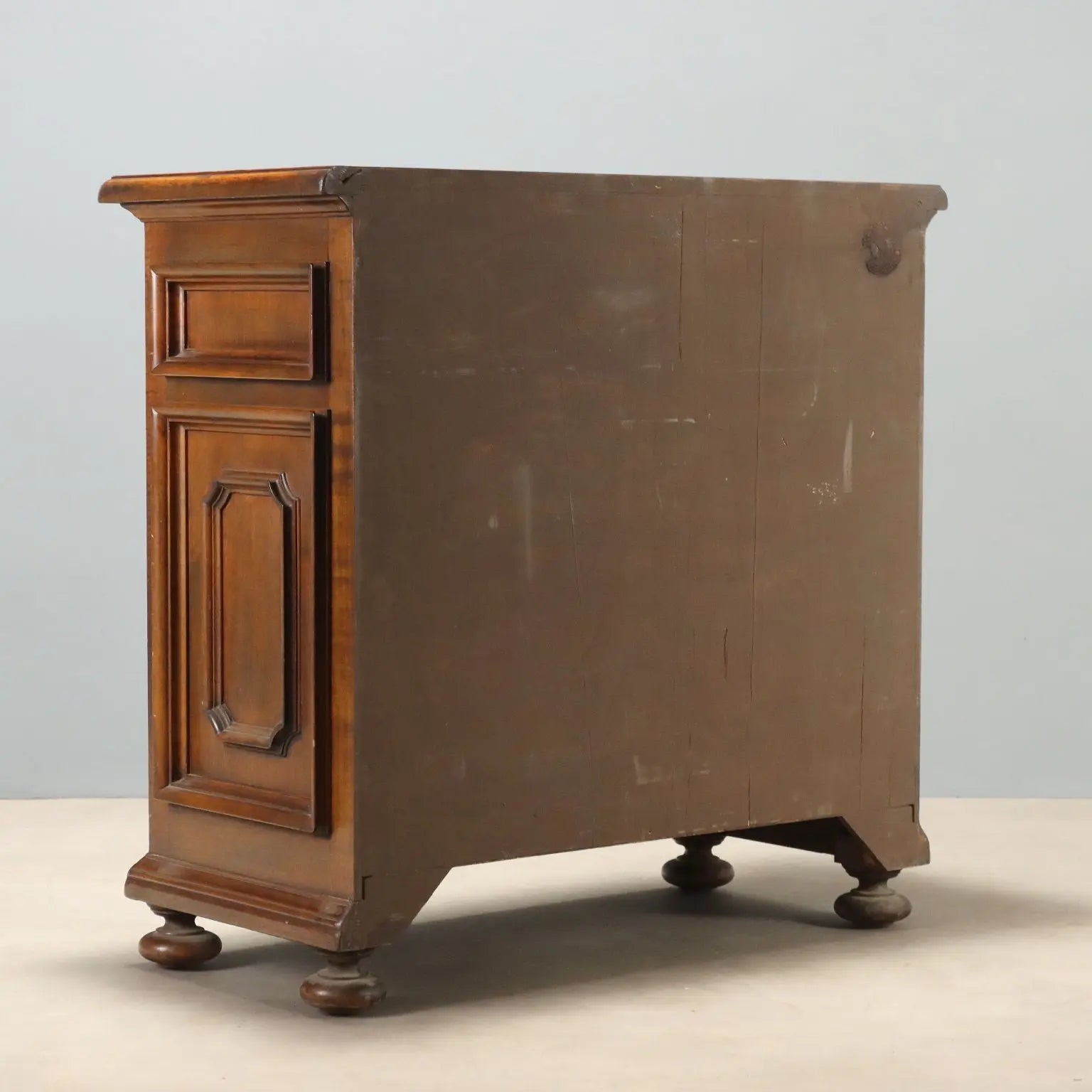 Baroque Walnut Sideboard - Italy, Mid 20th Century