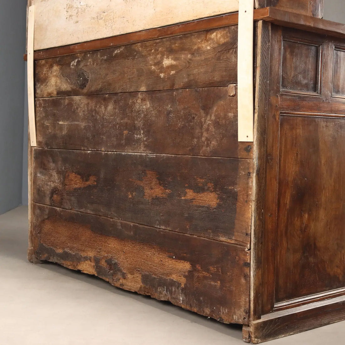 Antique Cupboard Silver Fir Poplar Walnut Italy XVIII Century