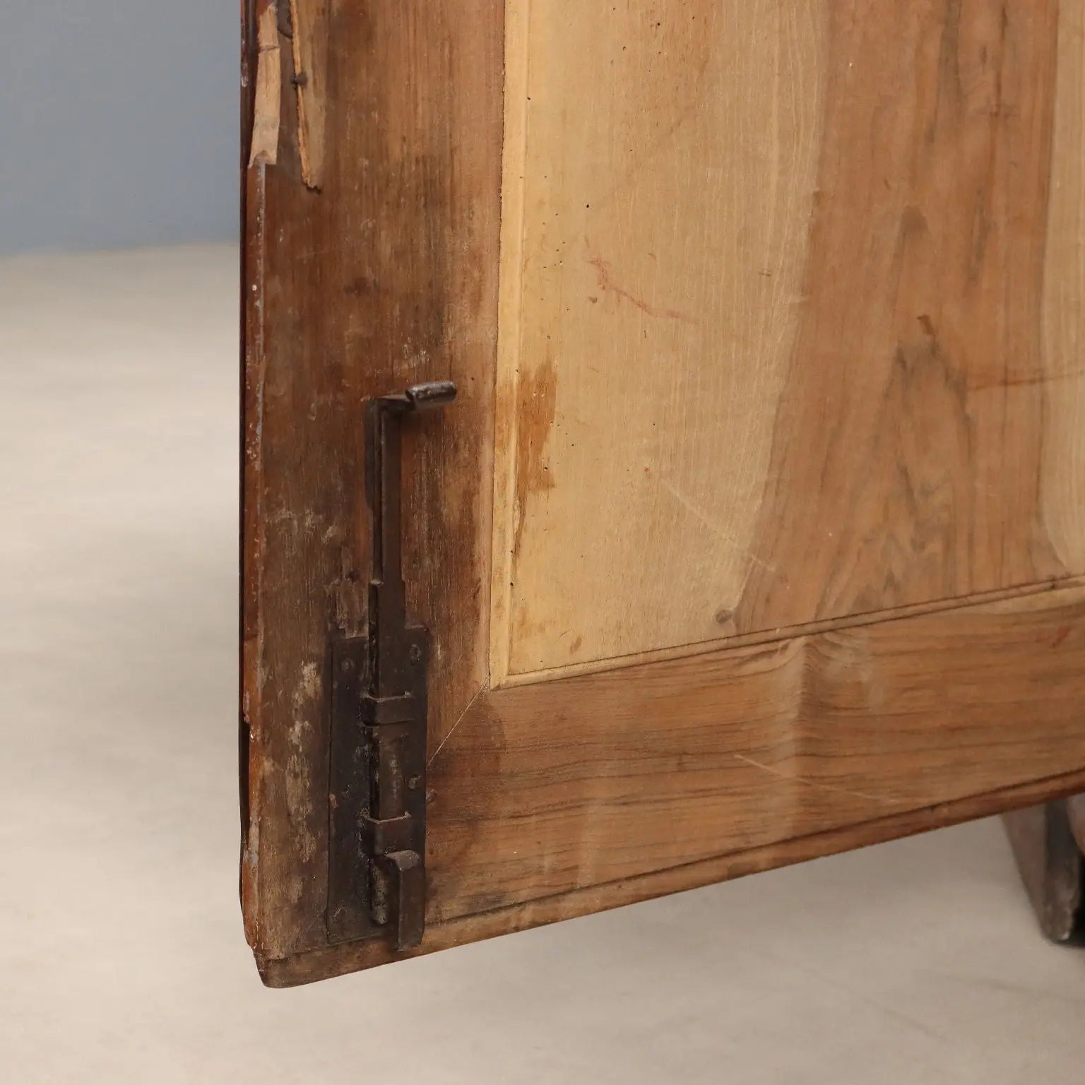 Antique Cupboard Silver Fir Poplar Walnut Italy XVIII Century