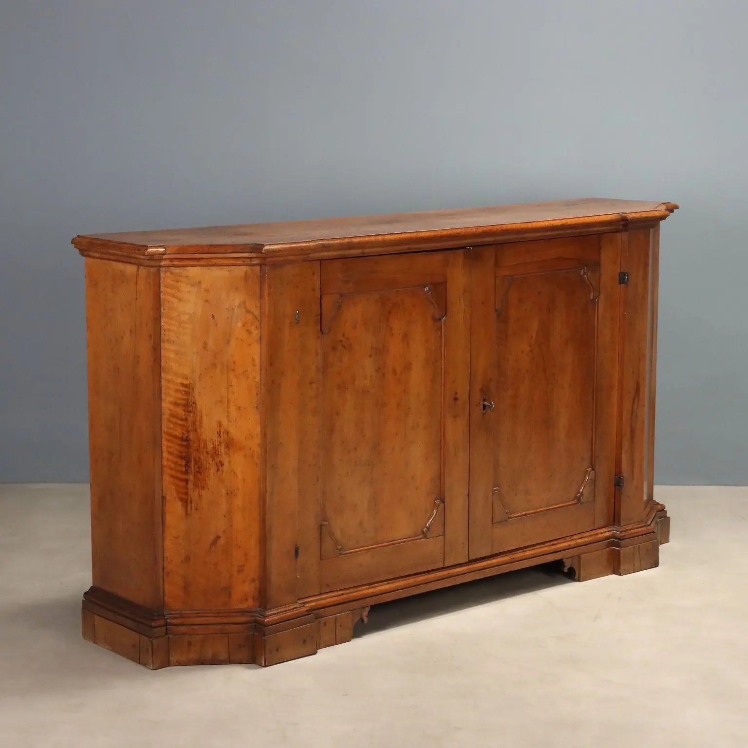 Antique Baroque Cupboard Walnut Italy XVIII Century