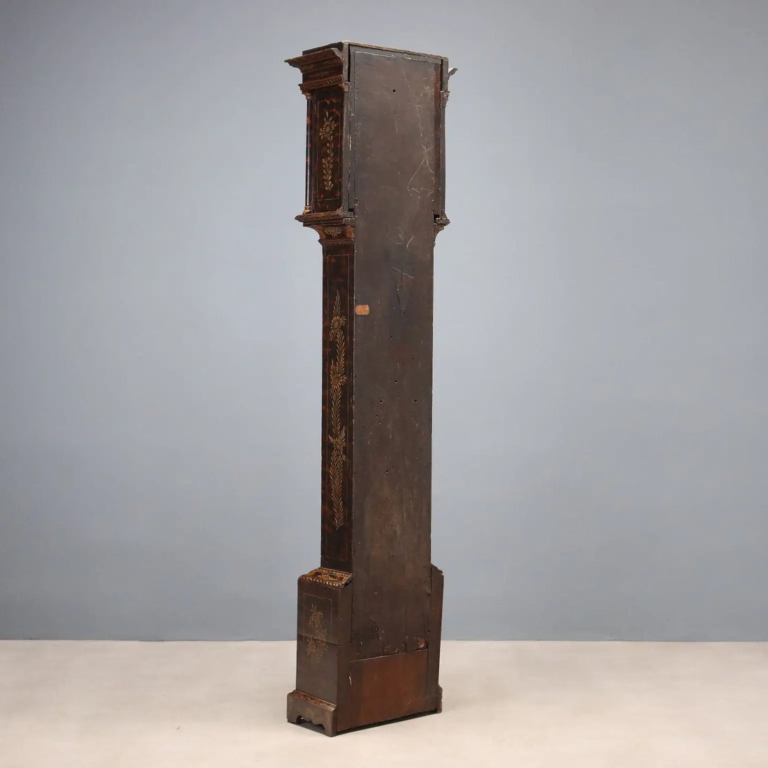 Antique Pendulum Clock Francis Robinson Oak XVIII Century