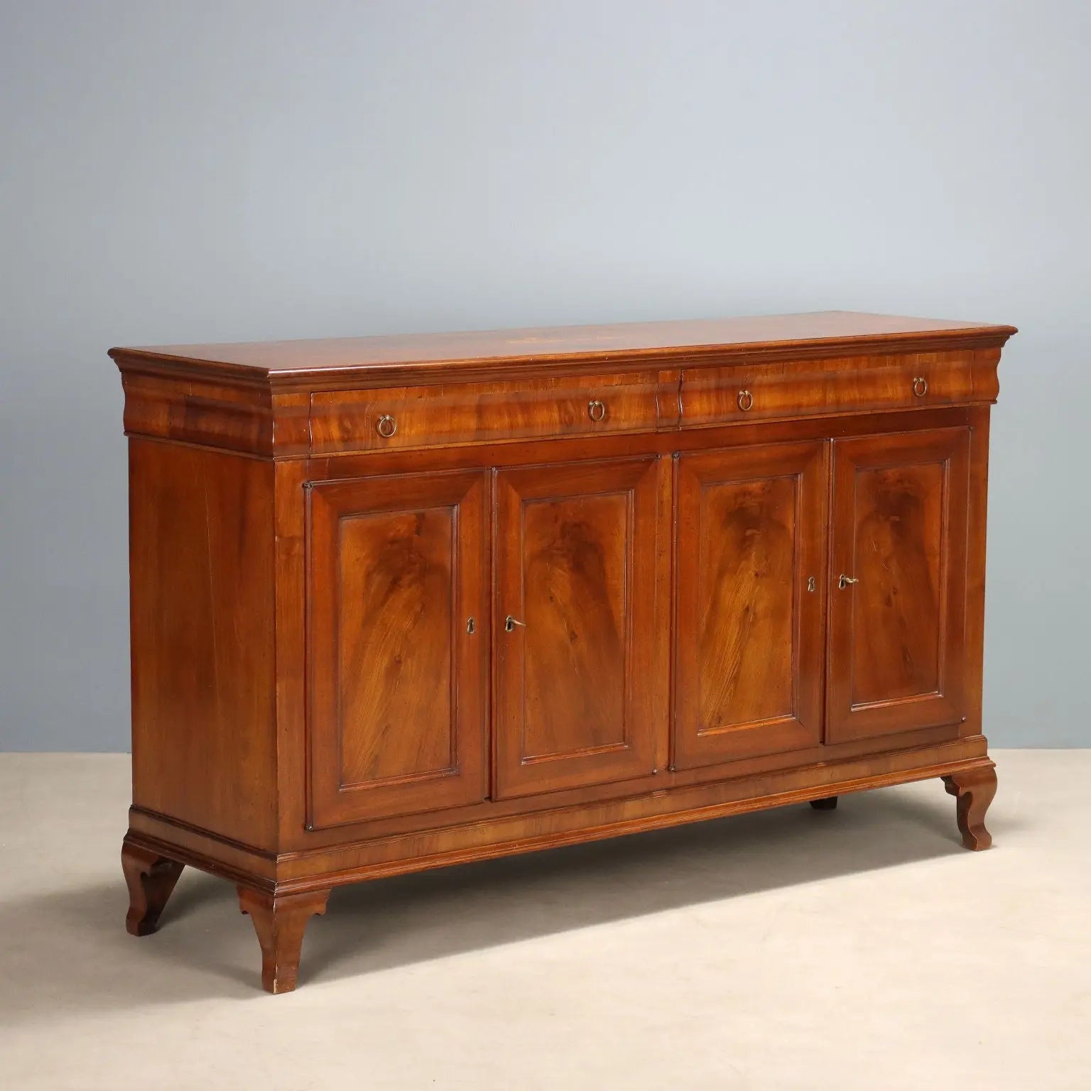 Antique Cupboard Walnut Fir Italy XX Century - Italy, XX Century | Antiques | Cupboards