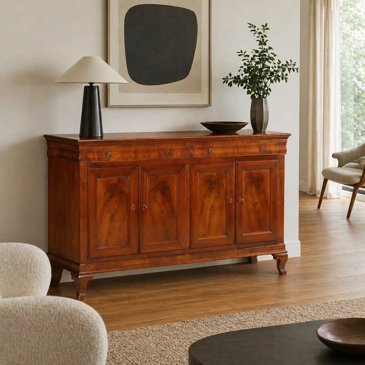 Antique Cupboard Walnut Fir Italy XX Century - Italy, XX Century | Antiques | Cupboards