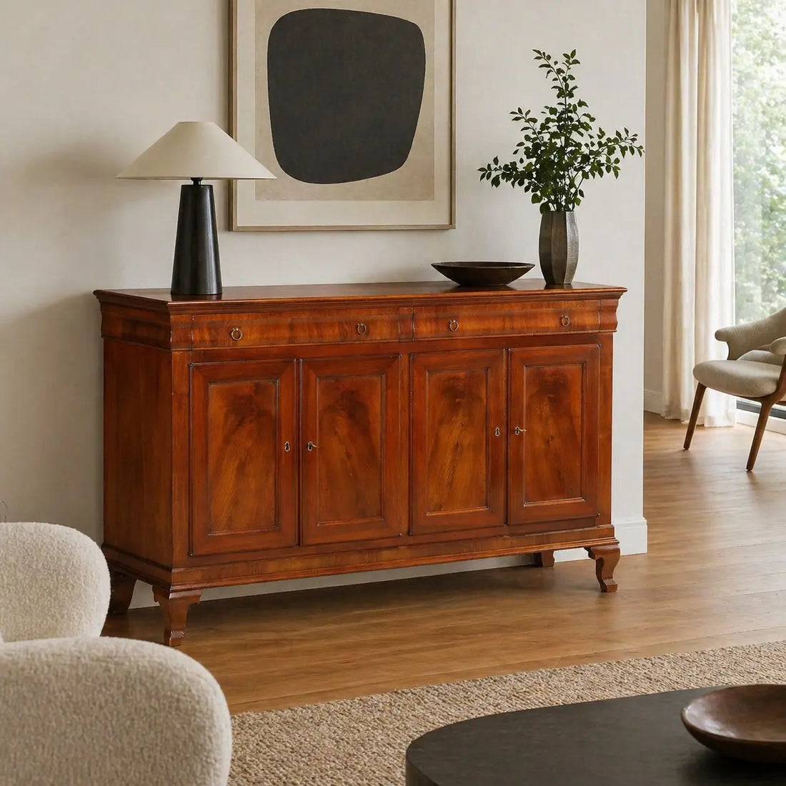 Antique Cupboard Walnut Fir Italy XX Century - Italy, XX Century | Antiques | Cupboards