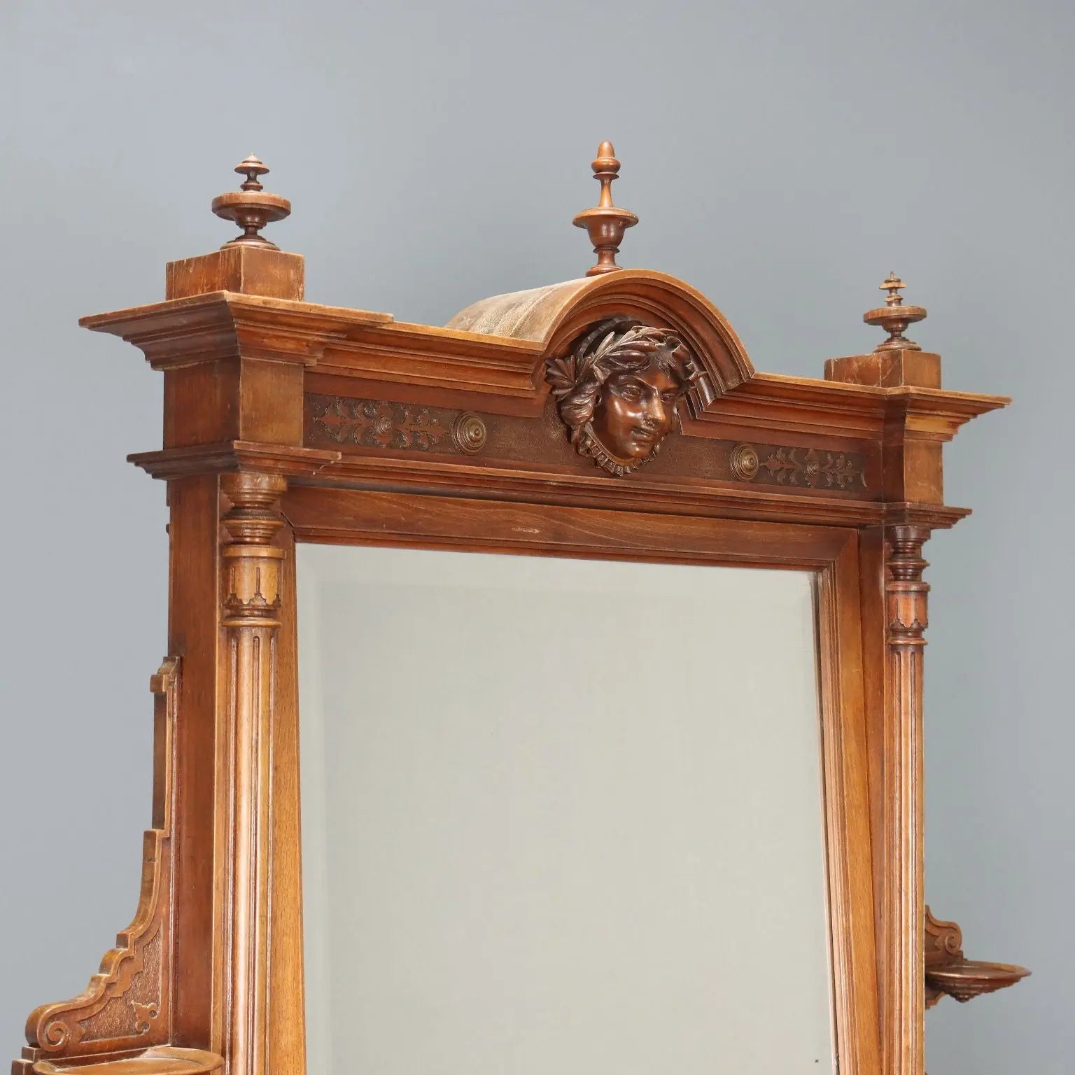 Antique Dressing Table Walnut Marble 3 Drawers XIX Century - Lombardy, Late XIX Century | Antiques | Cupboards