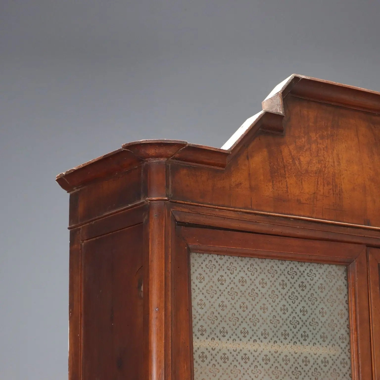 Antique Cupboard Umbertino Walnut Italy XIX Century