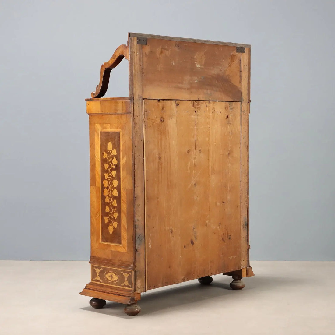 Antique Cupboard Cherrywood Maple Italy XIX-XX Century