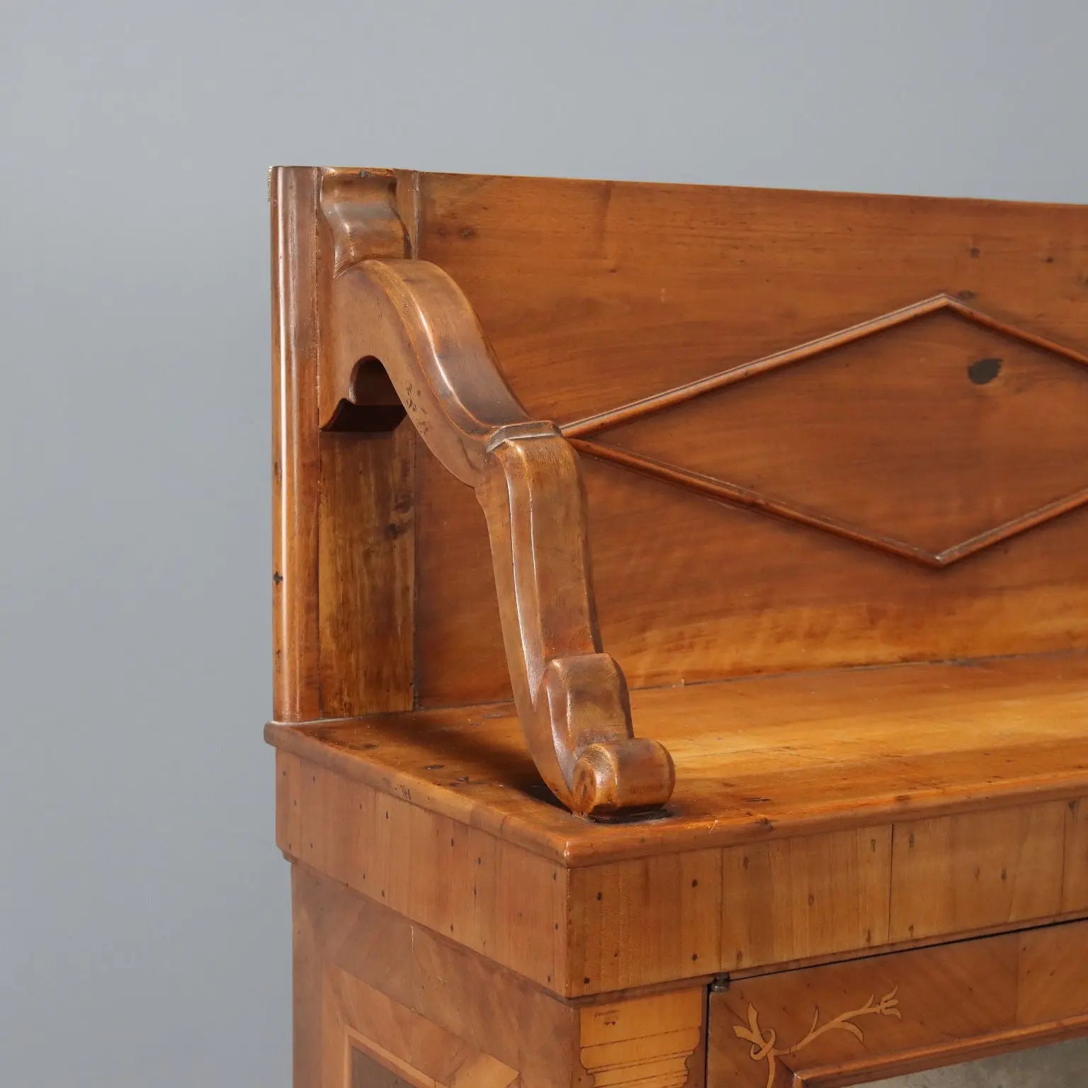 Antique Cupboard Cherrywood Maple Italy XIX-XX Century
