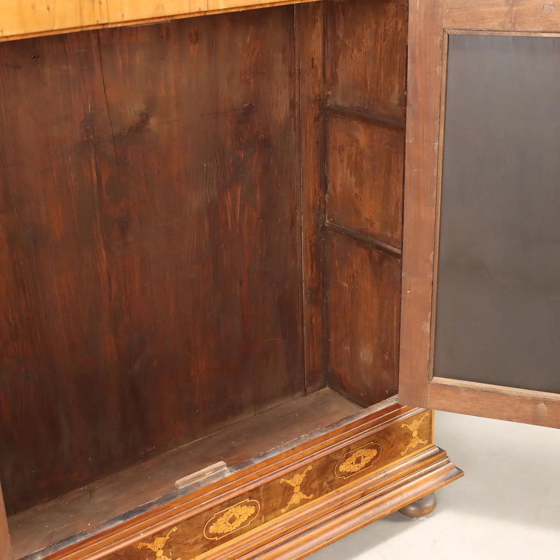 Antique Cupboard Cherrywood Maple Italy XIX-XX Century