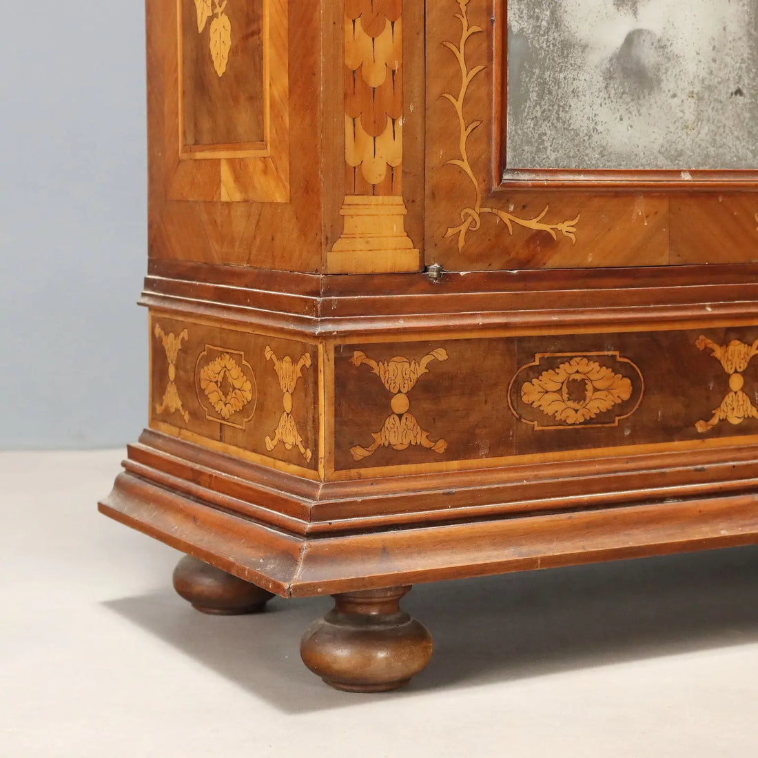 Antique Cupboard Cherrywood Maple Italy XIX-XX Century