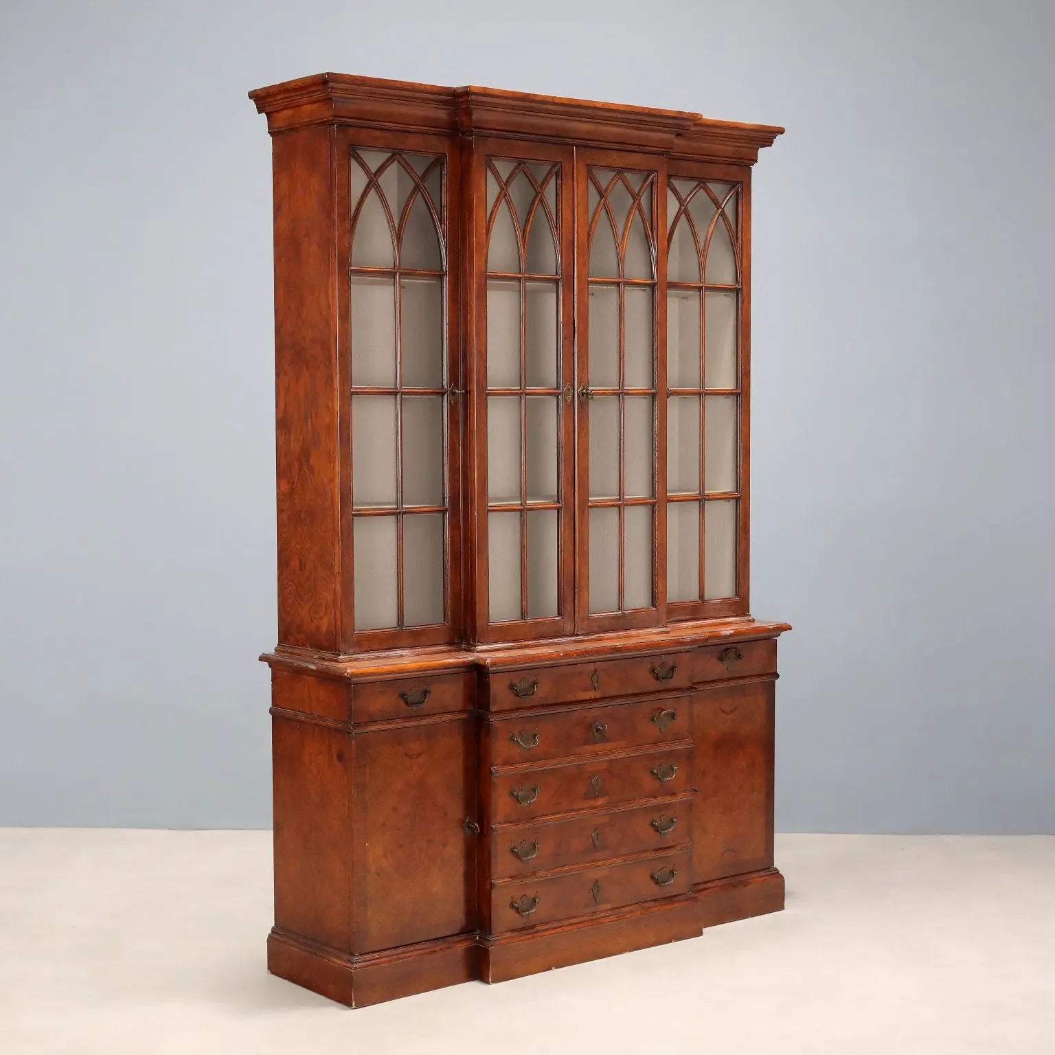 Antique Bookcase Oak 4 Doors United Kingdom XX Century