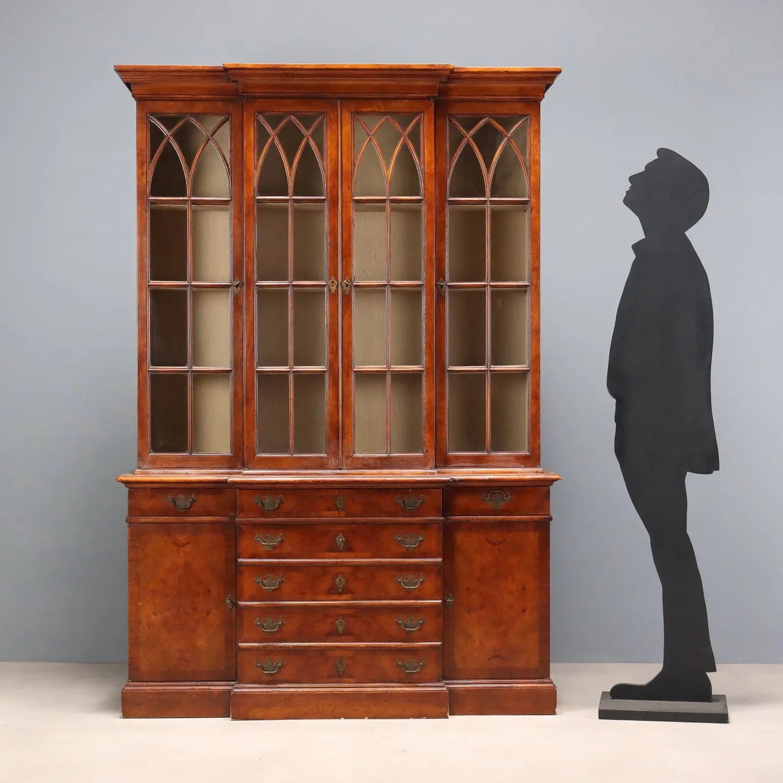 Antique Bookcase Oak 4 Doors United Kingdom XX Century