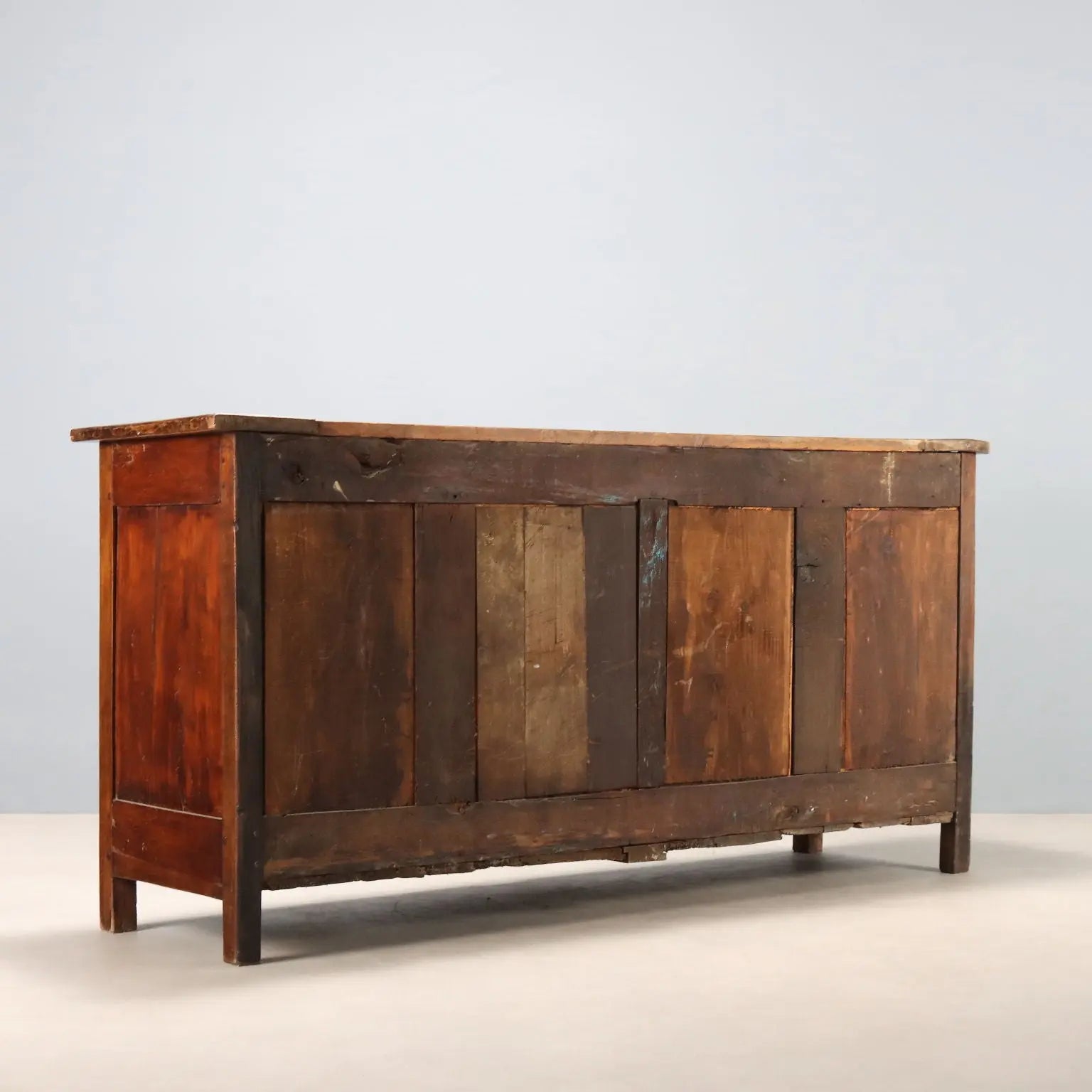 Antique Cupboard Various Wood Essences Italy XVIII Century